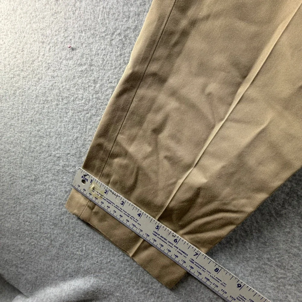 Banana Republic Mens 28x30 Non-Iron Modern Slim Fit Chino Pants Khaki Tan Cotton